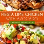 Fiesta Lime Chicken Recipe with Avocado