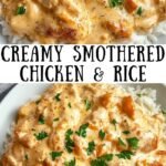 Homemade Creamy Smothered Chicken and Rice – Quick and Tasty!