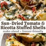 Creamy Sun-Dried Tomato and Ricotta Stuffed Shells