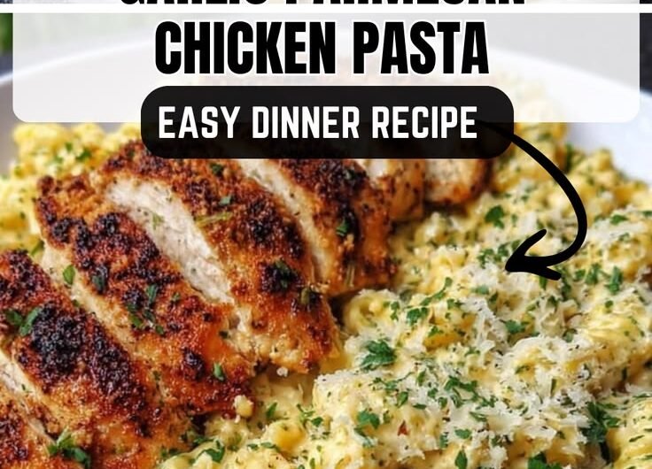Creamy Garlic Parmesan Chicken Pasta