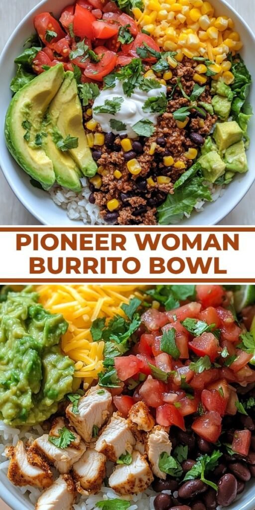 Pioneer Woman Burrito Bowl