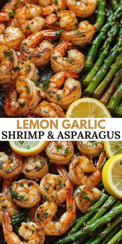 Lemon Garlic Shrimp and Asparagus (20-Minutes)