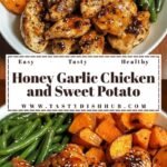 Irresistible Honey Garlic Chicken & Sweet Potato – A Quick, Healthy Dinner Recipe!
