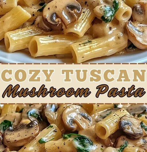 Cozy Tuscan Mushroom Pasta