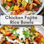 Chicken Fajita Rice Bowls