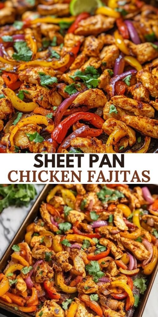 Sheet Pan Chicken Fajitas