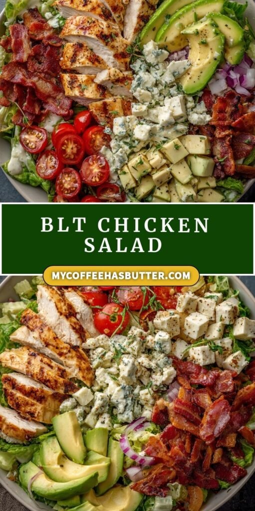 Savory BLT Chicken Salad | Healthy Salad Recipe