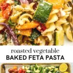 Veggie Pasta with Baked Feta