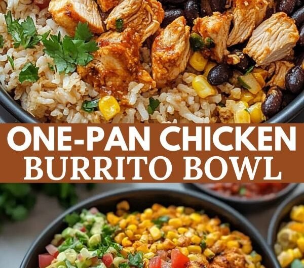 One-Pan Chicken Burrito Bowl (30 minutes)