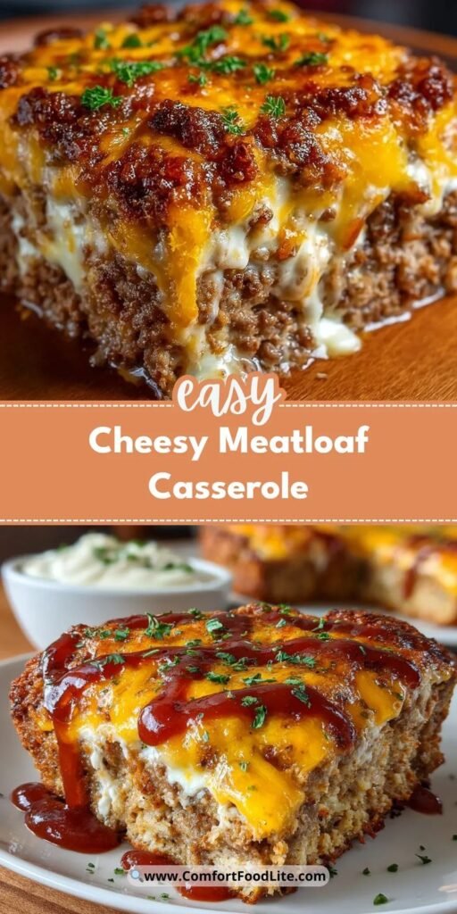 Cheesy Meatloaf Casserole: Quick Casserole Recipe for Easy Dinners