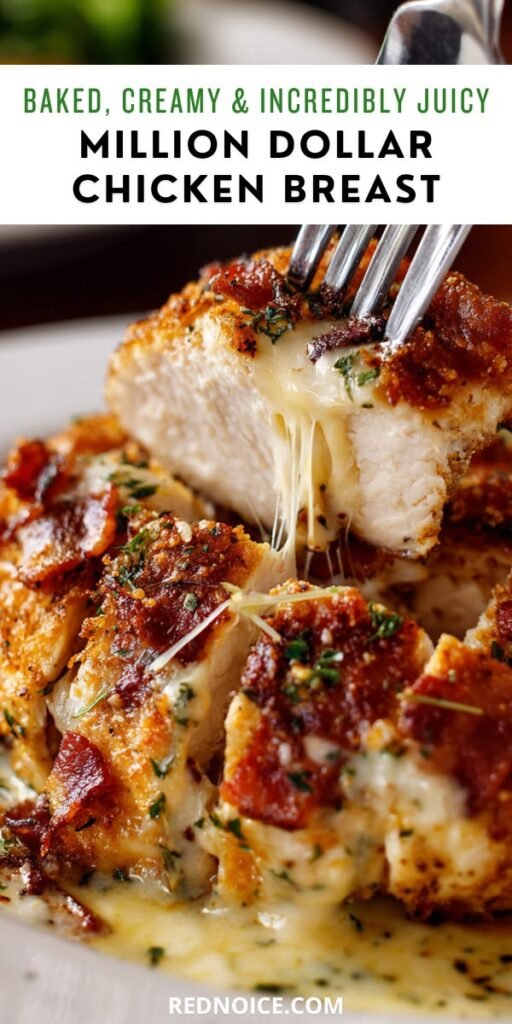 Baked, Creamy & Incredibly Juicy Million Dollar Chicken Breast