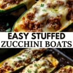 Easy Ground Beef Zucchini Boats (35-Minutes)