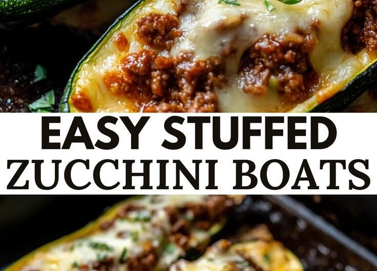 Easy Ground Beef Zucchini Boats (35-Minutes)