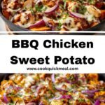 Sweet Potato Skillet with BBQ Chicken & Cheese – Easy Family Meal