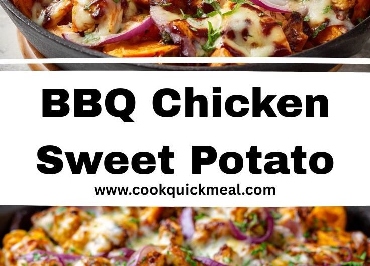 Sweet Potato Skillet with BBQ Chicken & Cheese – Easy Family Meal