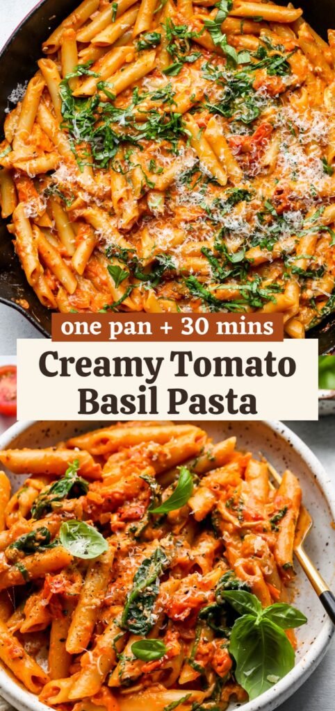 One Pan Creamy Tomato Pasta