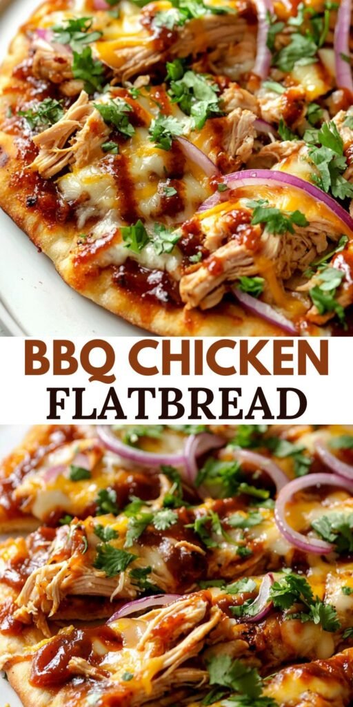 Easy BBQ Chicken Flatbread Recipe
