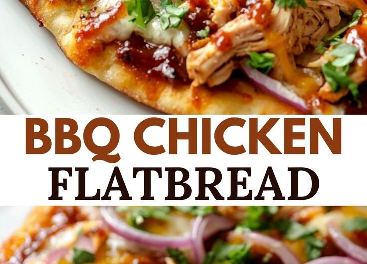 Easy BBQ Chicken Flatbread Recipe