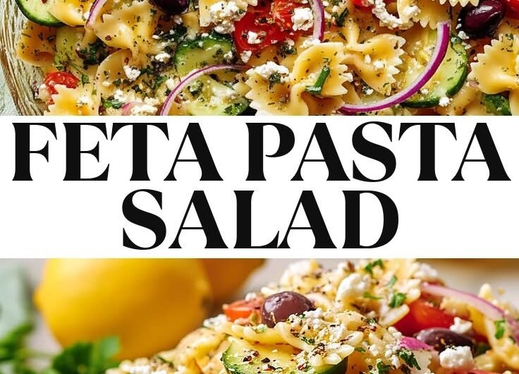 Feta Mediterranean Pasta Salad