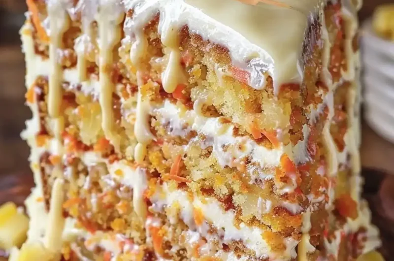 Hawaiian Carrot Pineapple Cake