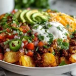 Loaded Potato Taco Bowl Recipe