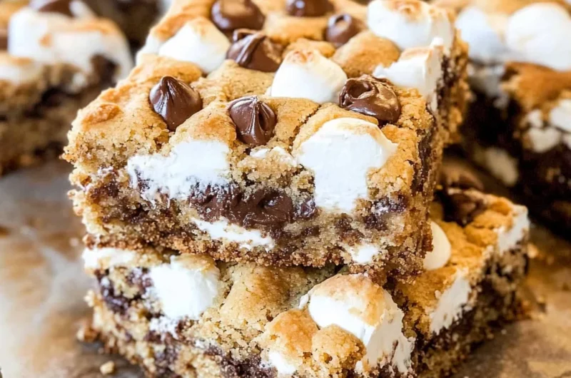 S’mores Cookie Bars