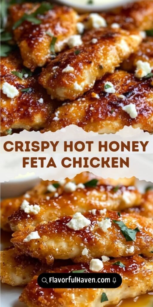 Tasty Crispy Hot Honey Feta Chicken