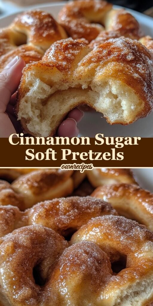 Cinnamon Sugar Soft Pretzels
