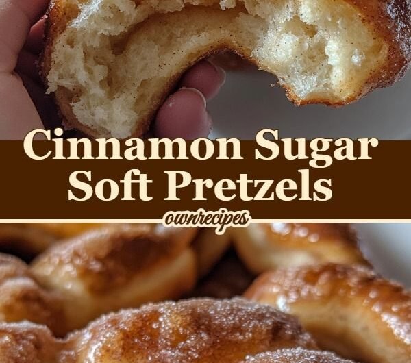 Cinnamon Sugar Soft Pretzels