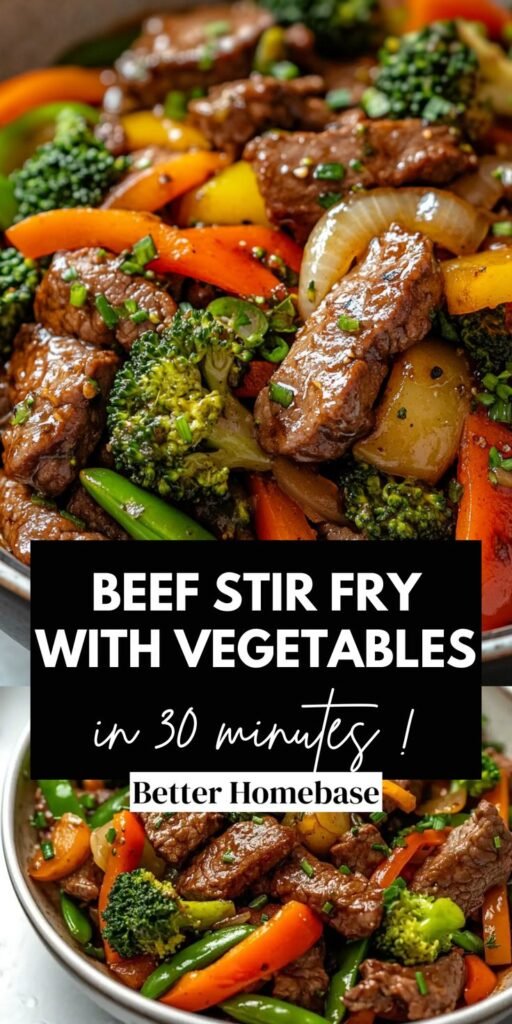 Beef Stir Fry with Vegetables (30-Minutes)