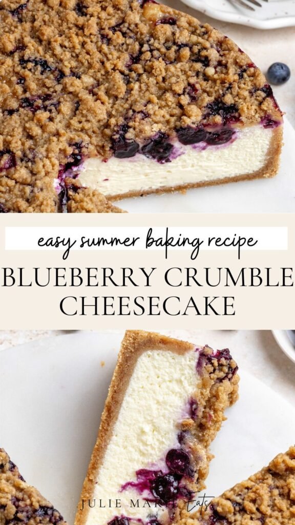 Blueberry Crumble Cheesecake Recipe