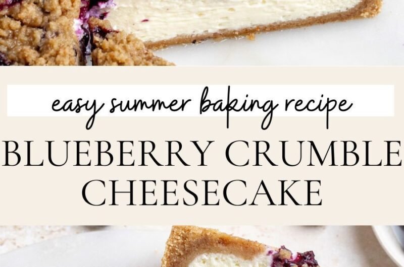 Blueberry Crumble Cheesecake Recipe