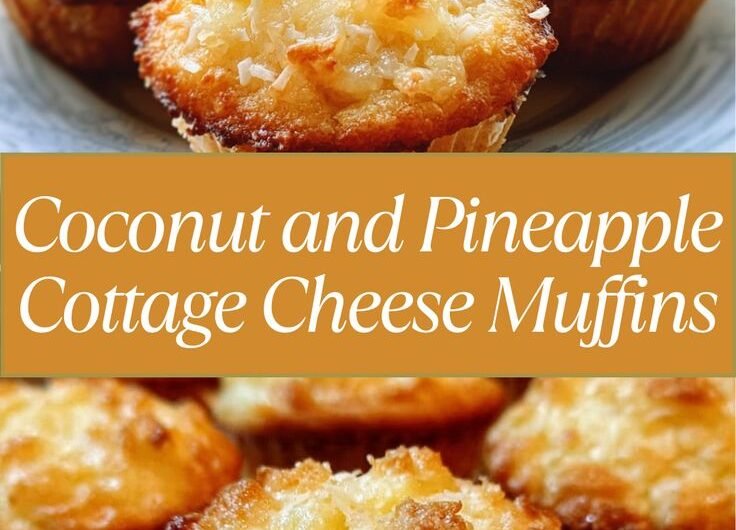 Coconut and Pineapple Cottage Cheese Muffins