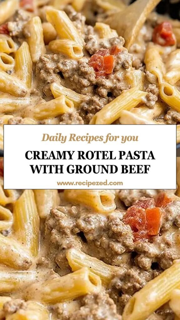 Creamy Rotel Pasta with Ground Beef for Easy Dinners