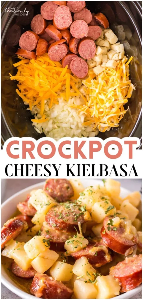 Crockpot Cheesy Keilbasa Meal