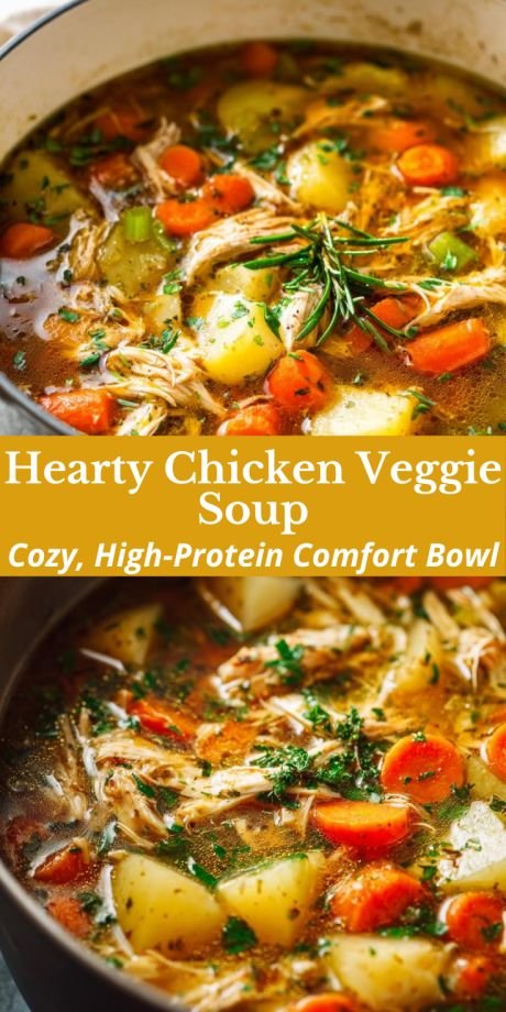 Hearty Chicken Veggie Soup