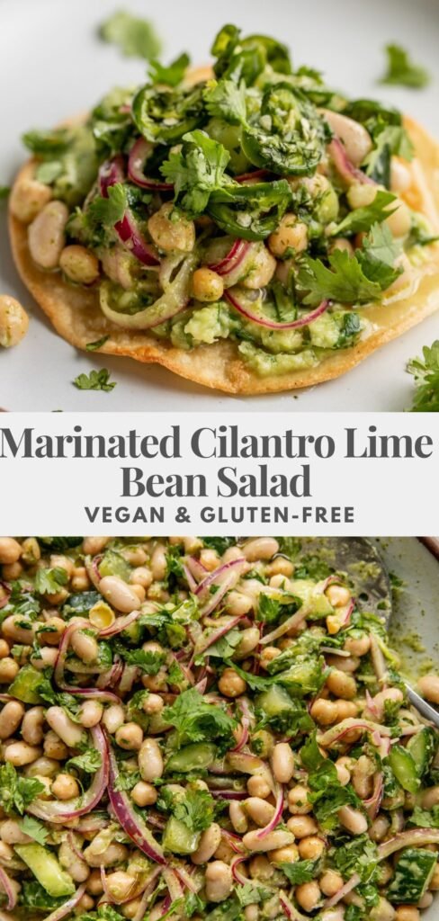 Marinated Cilantro Lime Bean Salad – Plant Based RD