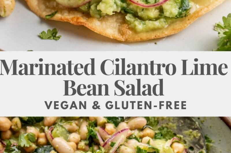 Marinated Cilantro Lime Bean Salad - Plant Based RD