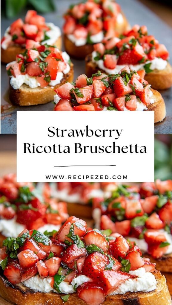 Strawberry Ricotta Bruschetta
