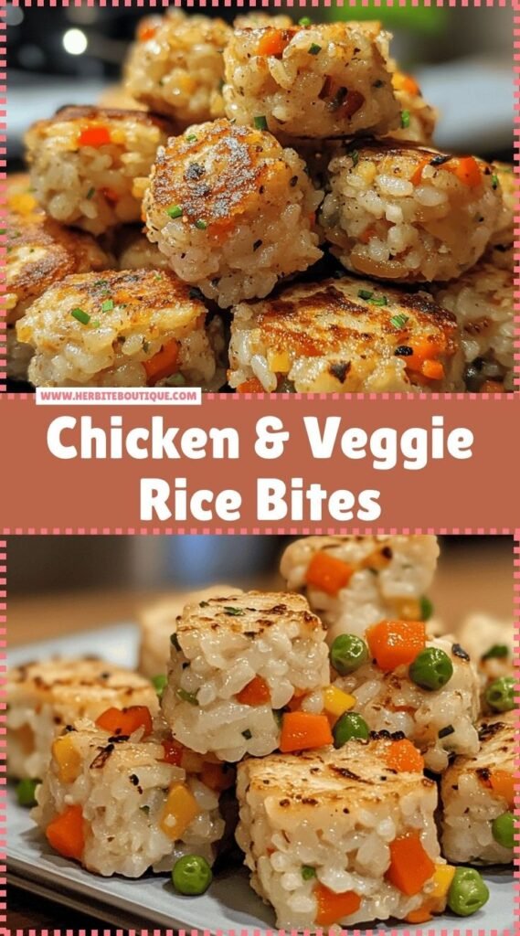 Chicken & Veggie Rice Bites