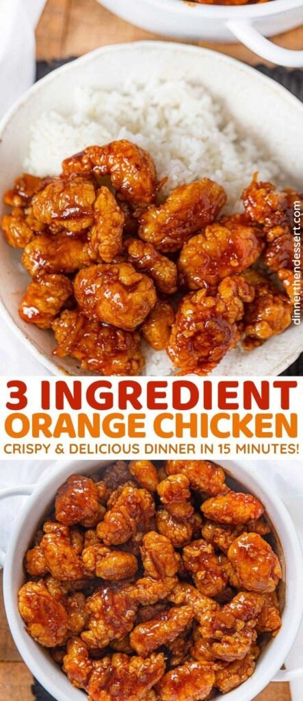 3 Ingredient Orange Chicken