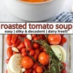 Rustic Tomato Bisque (vegan + dairy free)