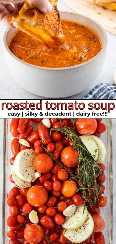 Rustic Tomato Bisque (vegan + dairy free)
