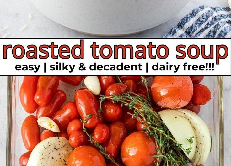Rustic Tomato Bisque (vegan + dairy free)