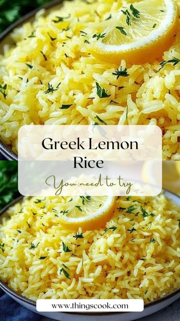 Flavorful Greek Lemon Rice