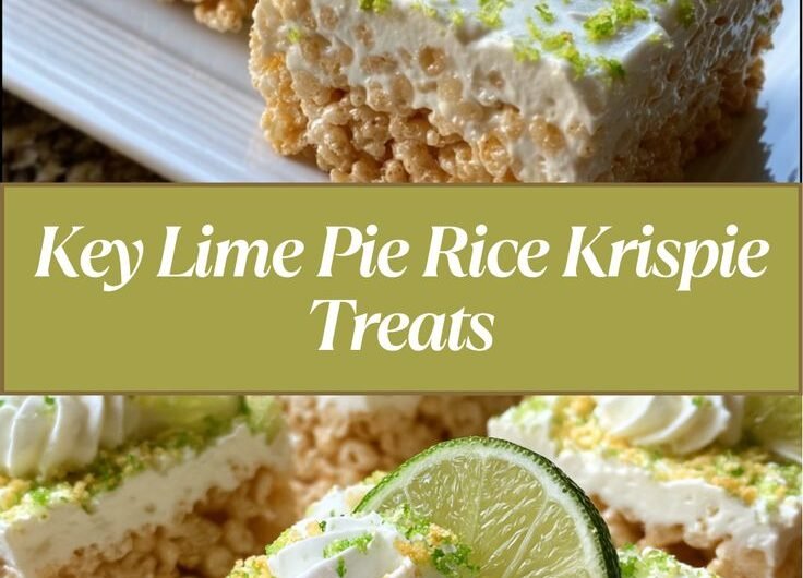 Key Lime Pie Rice Krispie Treats