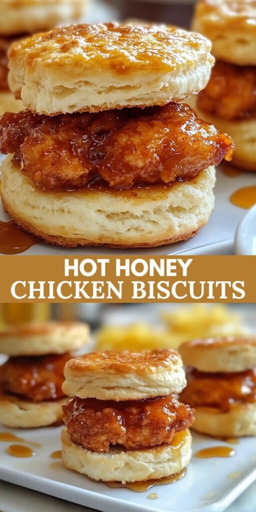 Easy Hot Honey Chicken Biscuits