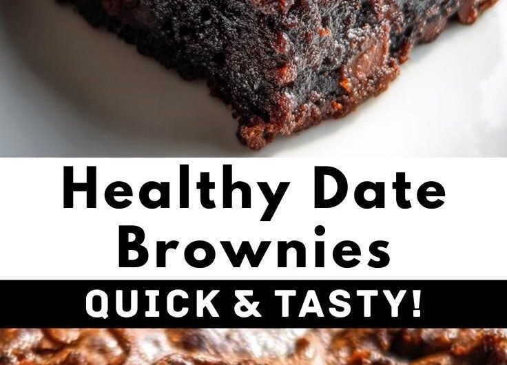 Irresistible & Healthy Date Brownies Recipe