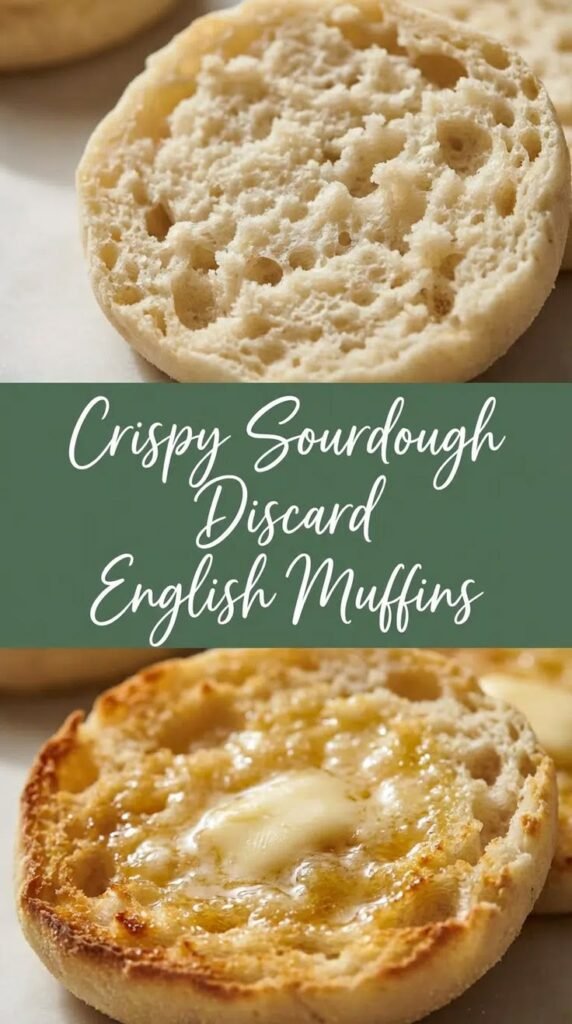Sourdough Discard English Muffins