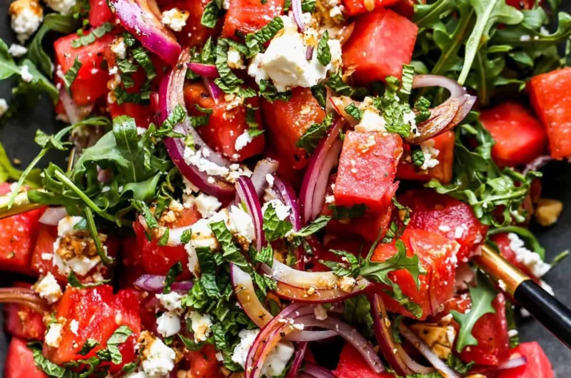 Feta Watermelon Salad